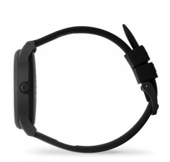 Ice-Watch - ICE 태양광 발전 문 - 블랙 남성용/실리콘 스트랩이 포함된 남녀공용 시계 - 017763(중형), Moon, 017763