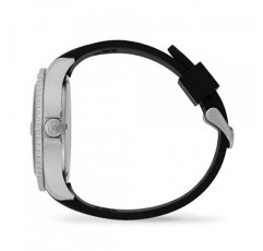 Ice-Watch - ICE 스틸 블랙 아미 - 실리콘 스트랩이 포함된 블랙 남성용 시계 - 017328(특대형), 블랙, 017328