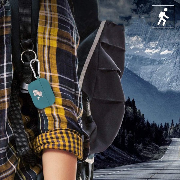 열쇠 고리가있는 Airpods Pro 용 LuGeKe 케이스 Kawaii 귀여운 동물 소프트 충격 방지 보호 커버 소년 소녀 용 디자인이있는 멋진 충전 케이스 여성 남성 키즈 airpods pro cute ele