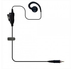C 모양 유선 이어훅 이어폰 헤드셋 PTT 마이크 for Motorola CLP1010e CLP1040e CLPe446 CLP446e 라디오 MC-SK5017-M14