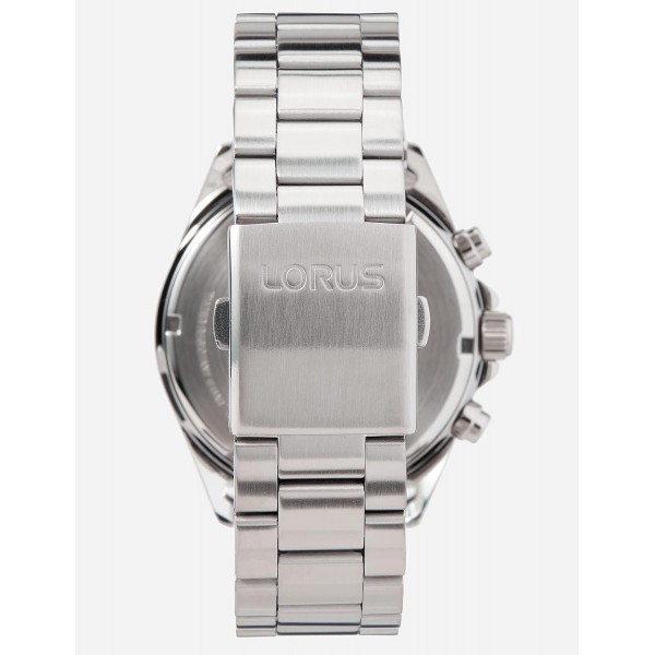 Lorus 남성용 아날로그 쿼츠 시계와 스테인리스 스틸 팔찌 RM363GX9