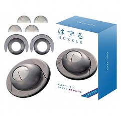 Hanayama - 어린이와 성인을 위한 Huzzle Cast UFO 두뇌 티저 퍼즐
