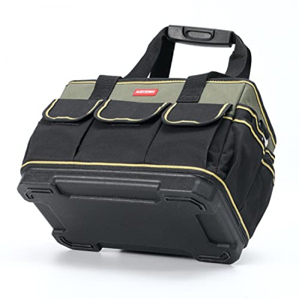 손잡이가 달린 공구 토트백, 공구 가방 정리함, 전동 공구 가방, HVAC 공구 가방, 공구 캐디, 전기기사용 공구 가방, 전기 및 유지보수 공구 가방(17인치)