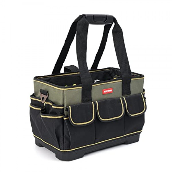 손잡이가 달린 공구 토트백, 공구 가방 정리함, 전동 공구 가방, HVAC 공구 가방, 공구 캐디, 전기기사용 공구 가방, 전기 및 유지보수 공구 가방(17인치)