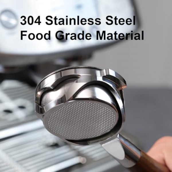 Breville 이중 보일러 Oracle과 호환되는 58mm Bottomless Portafilter, Oracle Touch 2 이어, 58mm 필터 바구니 용량 22g