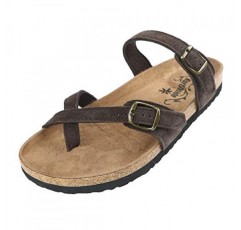 Northside 여성 Anya 가죽 스트랩 코르크 샌들