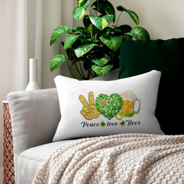 Loozykit 티셔츠 용 데칼에 아이언 빨 수있는 열전달 비닐 스티커 테마 아이언 패치 DIY 의류 가방 모자 베개 공예 장식 (성 패트릭의 날 24Pcs) 용 스티커에 아이언