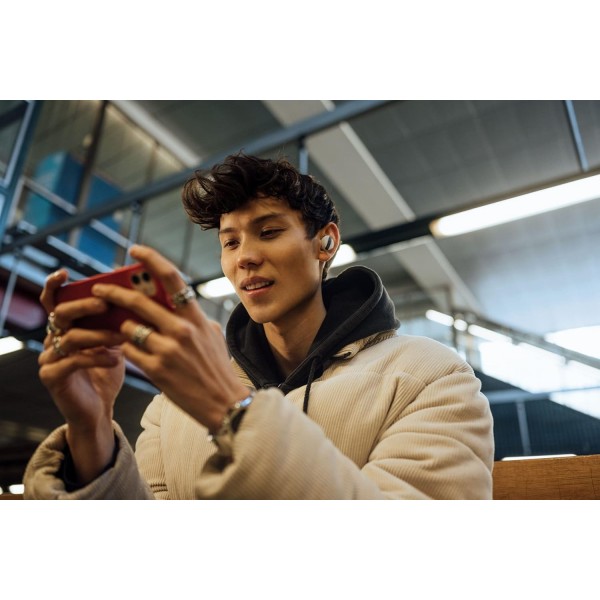 beyerdynamic 무료 BYRD 그레이 진정한 무선 블루투스 인이어 헤드폰, 액티브 노이즈 캔슬링, 긴 배터리 수명, 마이크, IPX4, 사운드 개인화 및 Alexa 내장