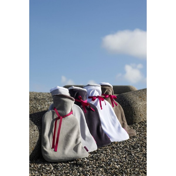 Farbenfreunde 액세서리 니키로 만든 투톤 온수병, 온수병, 온수병, 씨베개, 블러드 오렌지 토마토, 2리터, 22 x 34 cm, 2012135070 블러드 오렌지 토마토 2리터