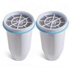 zeroliquid ZR-001, ZR-017, ZR-004 투수 및 디스펜서용 교체용 정수 필터, 0 TDS용 고급 6단계 여과 시스템, 납, 염소, 불화물, PFOA/PFOS 제거(2팩)