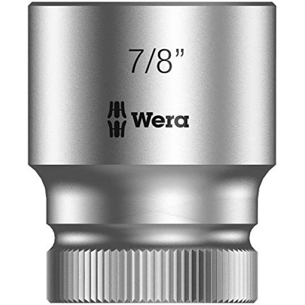Wera Zyklop 8790 HMC 1/2 소켓, 육각 머리 7/8 x 길이 37mm