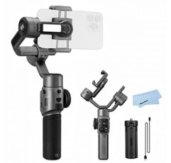 Zhiyun Smooth 5S 그레이 짐벌 안정기 for iPhone 14 13 12 11 SE XS XR X 8 Pro Max Plus 삼성 안드로이드 비디오 YouTube Tiktok Vlogging, Zhiyun Smooth 5 Phone Gimbal 업그레이드 버전