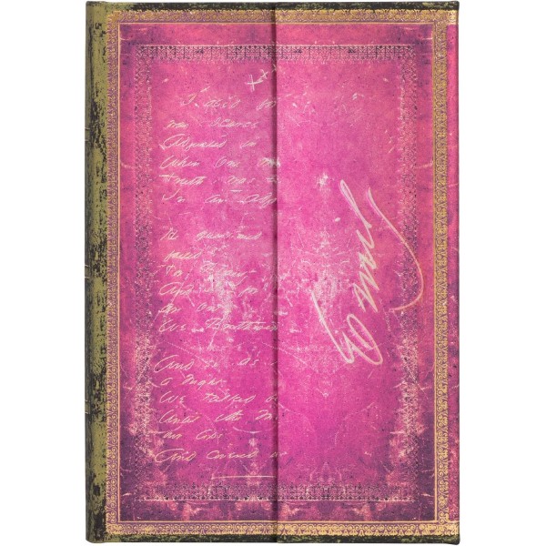 Emily Dickinson, I Died for Beauty Mini Lined Hardcover Journal: Hardcover, Wrap Closure, 85 gsm, 리본 마커, 파우치(Embellished Manuscripts Collection) Lined Mini(140 x 100)