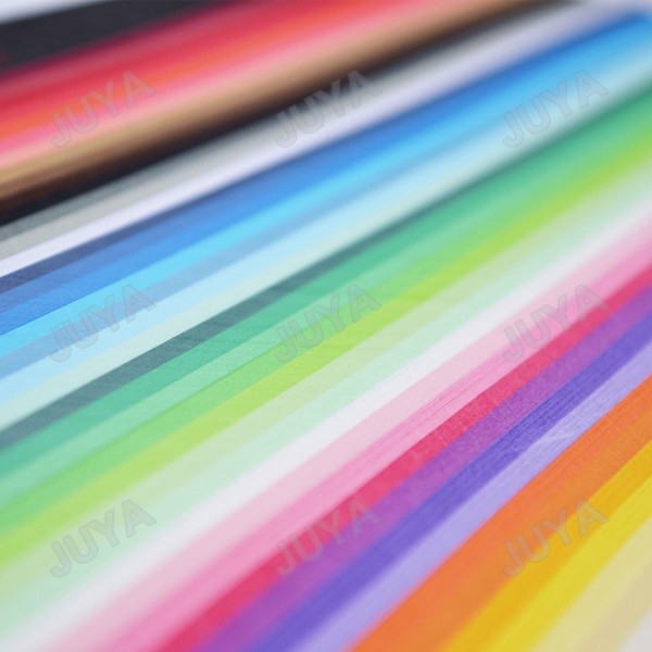 JUYA 페이퍼 퀼링 세트 54cm 길이 최대 42색 6개 (42색, 폭 5mm) 42색 폭 5mm