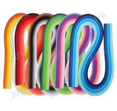 JUYA 페이퍼 퀼링 세트 54cm 길이 최대 42색 6개 (42색, 폭 5mm) 42색 폭 5mm
