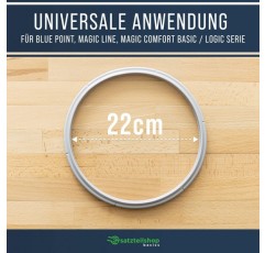 Blue Point, Magic line, Magic Comfort Basic/Logic 시리즈의 Fissler 압력솥용 ersatzteileshop basics sealing ring Ø 22cm - 씰 573-3866700205 및 038-667-00-205/0