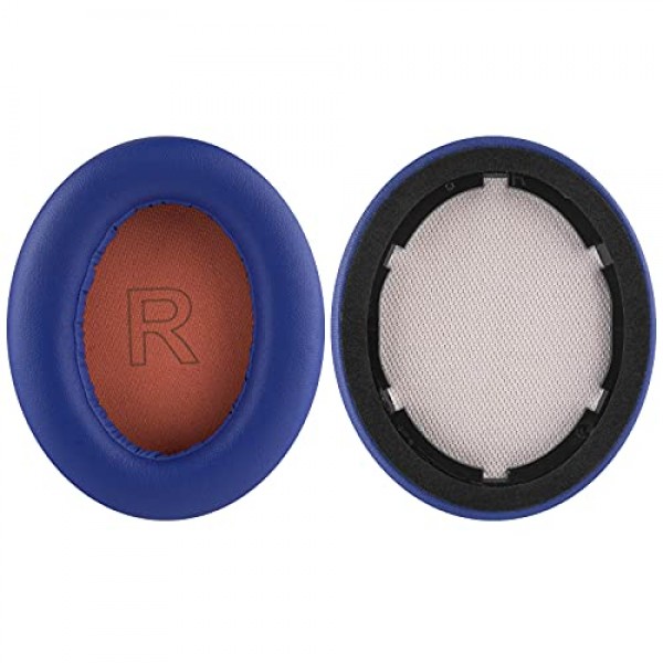 Anker Soundcore Life Q10, Q10, Life 2 NEO BT 헤드폰 이어 쿠션, 헤드셋 이어패드, 이어 컵 커버 수리 부품(블루/오렌지)용 Geekria QuickFit 교체용 이어 패드