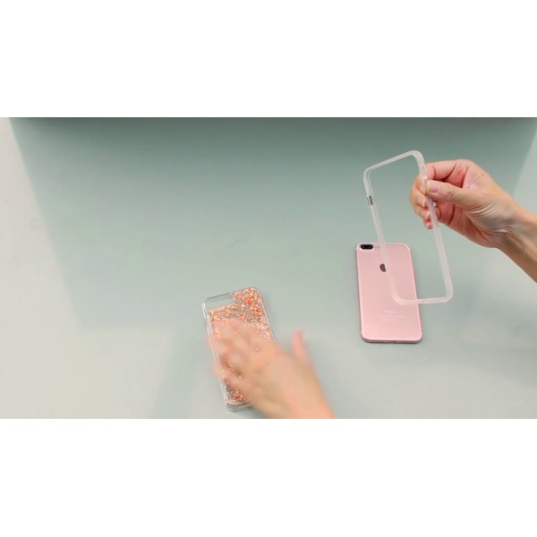 Case-Mate - iPhone 7 Plus 케이스 - Karat - 메탈릭 로즈 골드 하이라이트 - iPhone 7 Plus/6s Plus/6 Plus용 - 로즈 골드