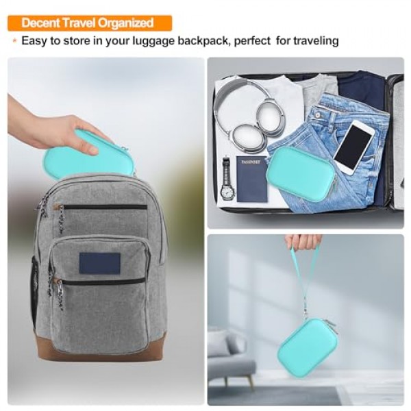 KODAK Step/KODAK Step Slim 무선 모바일 인스턴트 포토 미니 컬러 프린터용 휴대용 케이스, 휴대용 사진 프린터 여행용 홀더 가방. 메쉬 포켓은 잉크가 필요 없는 인화지에 