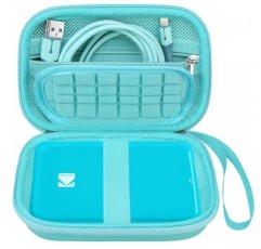 KODAK Step/KODAK Step Slim 무선 모바일 인스턴트 포토 미니 컬러 프린터용 휴대용 케이스, 휴대용 사진 프린터 여행용 홀더 가방. 메쉬 포켓은 잉크가 필요 없는 인화지에 