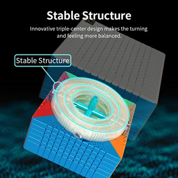 LiangCuber Moyu Meilong 12x12 스피드 큐브 스티커 없음, Moyu Cubing 교실 MoFang JianShi MFJS 12x12x12 매직 큐브 93mm 퍼즐 장난감