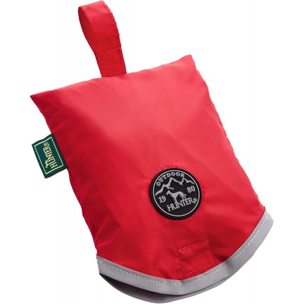 HUNTER UPPSALA RAIN 강아지 비옷, 반사 줄무늬, 45, 빨간색 빨간색 45