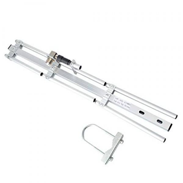 TWAYRDIO 접이식 햄 라디오 야기 안테나 UHF 400-470Mhz 장거리 7dBi 신호 부스터 GMRS 리피터 시스템, HT,Fm 스캐너,433mhz 장치용 방향성 야기 안테나