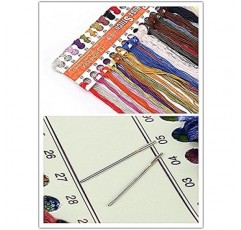 CaptainCrafts Hot New Releases DIY 아트 크로스 스티치 키트 Needlecraft 패턴 자수 키트 - 풍선이 있는 어린 소녀(흰색)