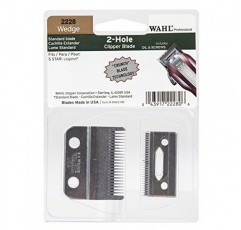 Wahl Professional 2홀 표준 웨지 클리퍼 블레이드, 전문 이발사 및 스타일리스트를 위한 5 Star 시리즈 레전드 클리퍼용으로 설계됨 - 모델 2228