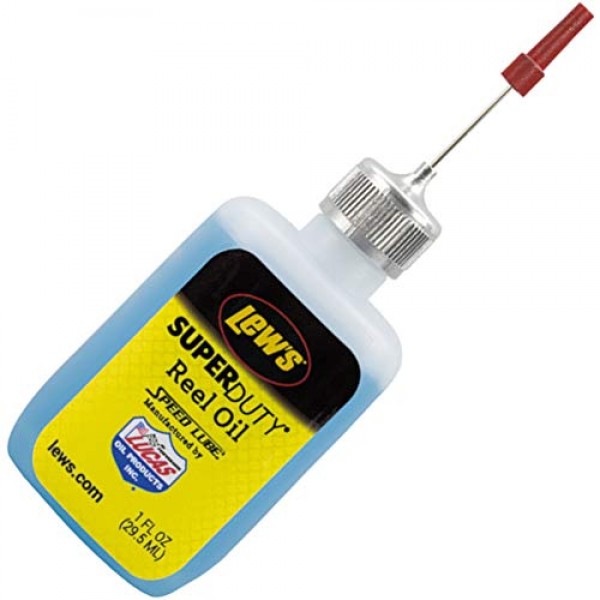 Lew's(SDRO1) 슈퍼 듀티 릴 오일, 1온스, 릴 베어링, 부싱 및 샤프트용 다목적 윤활제