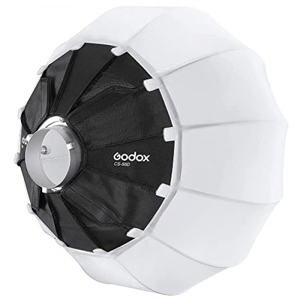 Godox SL-60W SL150W II FV150 AD300PRO AD400PRO AD600BM VL150 VL300(19.6/50cm)용 Godox 랜턴 소프트박스 조명 수정자