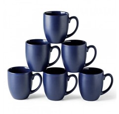 AmorArc 16온스 커피 머그 6개 세트, 남성, 여성, 아빠, 엄마를 위한 대형 세라믹 커피 머그, 차, 라떼, 카푸치노, 코코아용 손잡이가 있는 현대적인 커피 머그. 식기세척기