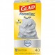 Glad ForceFlex 키가 큰 주방용 조임끈 쓰레기 봉투, 13갤런, OdorShield, 40Ct