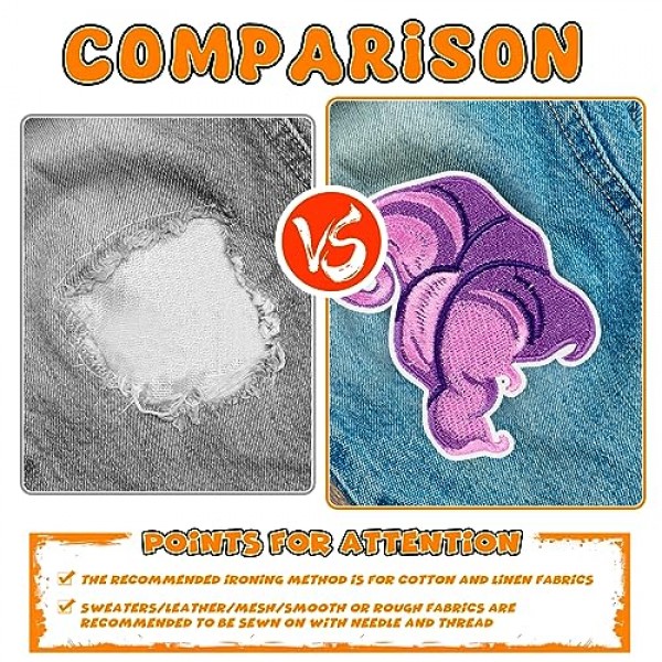 패치에 8PCS 할로윈 아이언 수 놓은 Applique 수리 패치에 바느질 의류 자켓 청바지 바지 드레스 배낭 모자 장식 선물에 대한 DIY 공예 액세서리 (할로윈 8PCS)