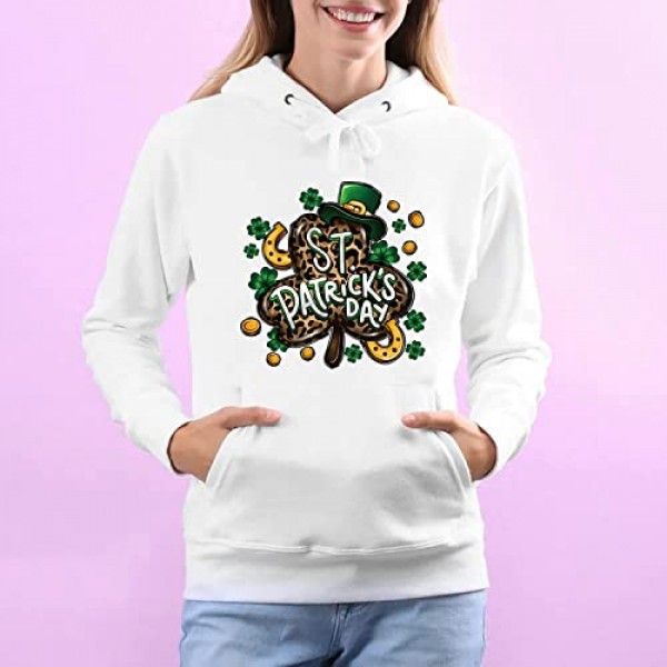 전송 스티커 티셔츠에 8Pcs 성 패트릭의 날 아이언, 전사 용지에 HTV 아이언, 데칼 열전달, 비닐 패치에 아이언, 의류 배낭 DIY 장식을위한 행운의 네 잎 클로버 디자인