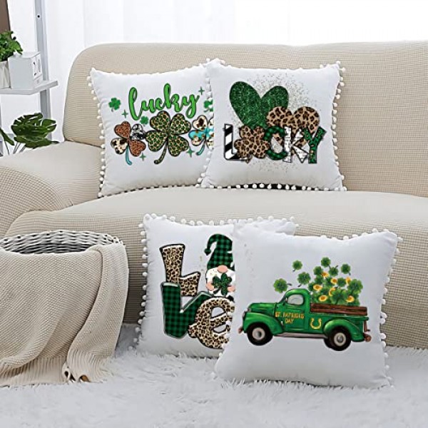 전송 스티커 티셔츠에 8Pcs 성 패트릭의 날 아이언, 전사 용지에 HTV 아이언, 데칼 열전달, 비닐 패치에 아이언, 의류 배낭 DIY 장식을위한 행운의 네 잎 클로버 디자인