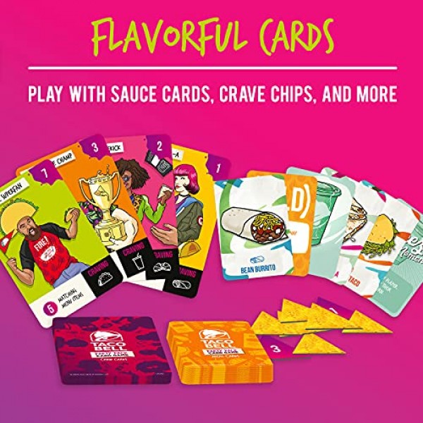 8세 이상을 위한 Ravensburger Taco Bell 파티 팩 카드 게임 - 재미있고 빠른 파티 카드 게임