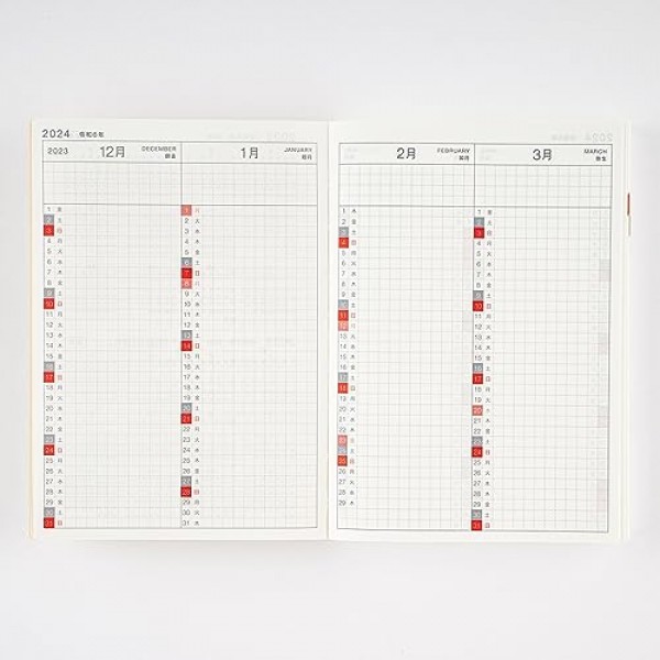 호보니치 테코 원서 [일본어/A6/2024년 1월 시작/일요일 시작]