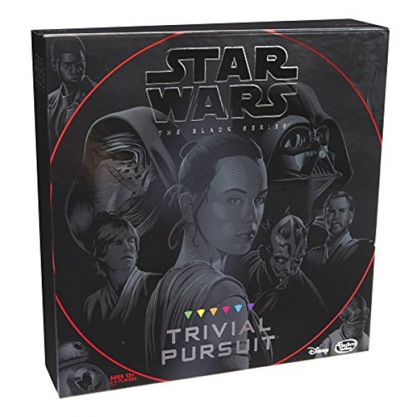 Hasbro Trivial Pursuit: Star Wars the Black Series Edition - 최고의 팬을 위한 쉽고부터 매우 어려운 1,800개 이상의 질문으로 지식 테스트 - 2~4명 - 지침 포함