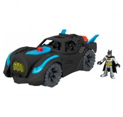 Imaginext DC 슈퍼 프렌즈 배트맨 완구 조명 및 사운드 Batmobile with Batman Figure for Pretend Play Ages 3+ Years, HGX96