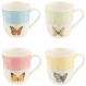 레녹스 773903 버터플라이 메도우 4피스 머그 세트, 멀티컬러, 1.85 LB
