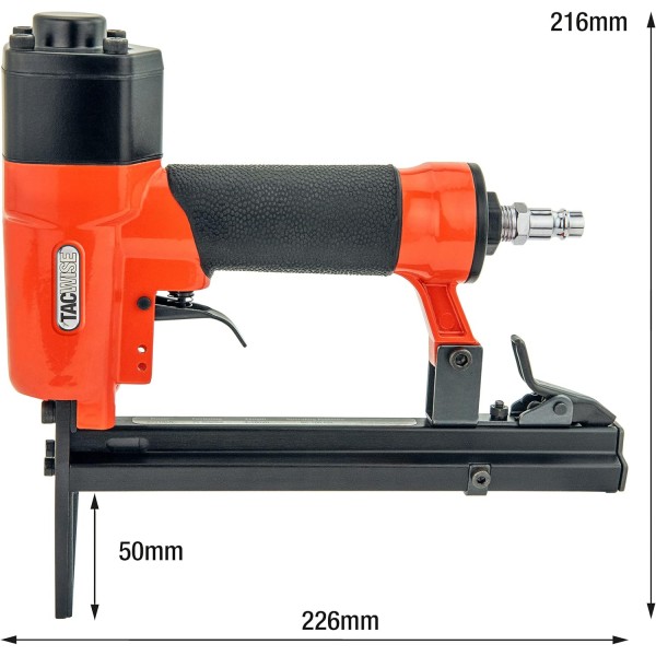 Tacwise A7116LN Extra Long Nose Upholstery Air Stapler, Use Type 71 / 4 - 16 mm Staples