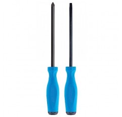 CHANNELLOCK DS-2H 2피스 철거 드라이버 세트, 정밀 가공 비자성, 미국산, 성형 삼중 로브 그립