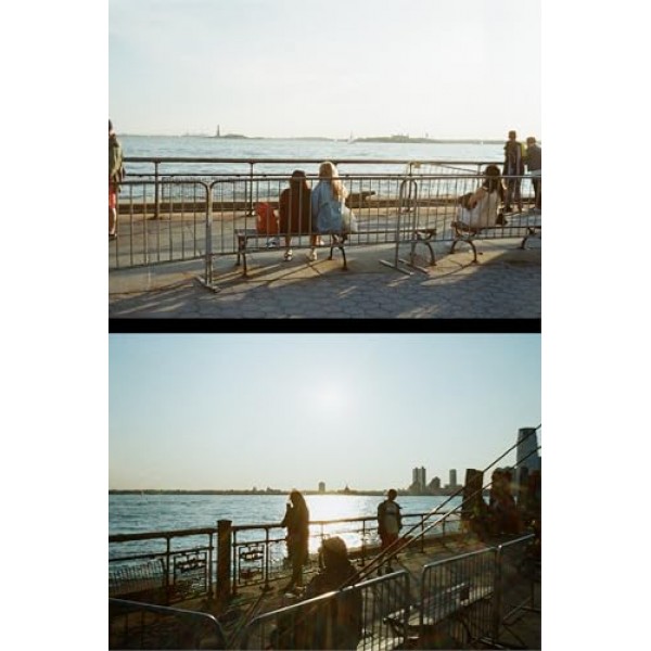 KODAK EKTAR H35N 하프 프레임 필름 카메라 번들 및 Kodak Ultramax 400/24EXP 35mm 롤 필름(글레이즈 핑크)