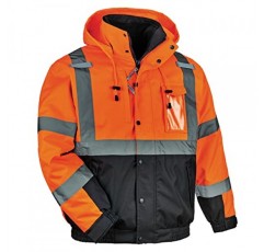 Ergodyne 스탠다드 재킷, 오렌지, 3X-Large