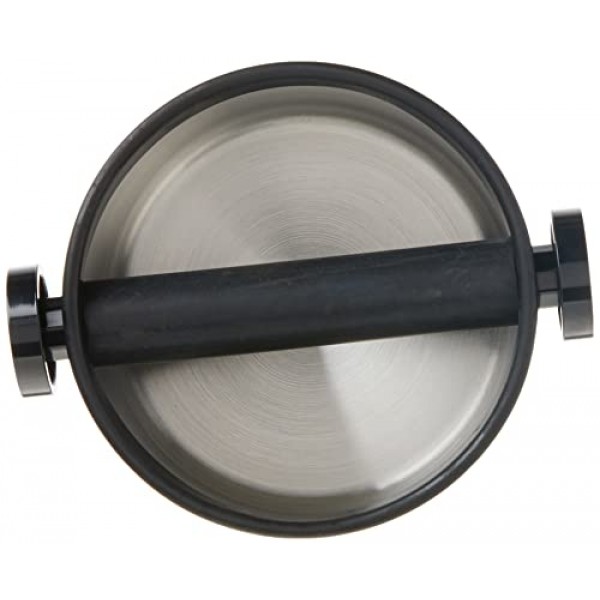 De'Longhi 에스프레소 녹 박스, 커피 퍽을 쉽고 깔끔하게 처리, 탈착식 바 및 미끄럼 방지 베이스, 식기세척기 사용 가능, 스테인리스 스틸, (대형) 5인치, DLSC062