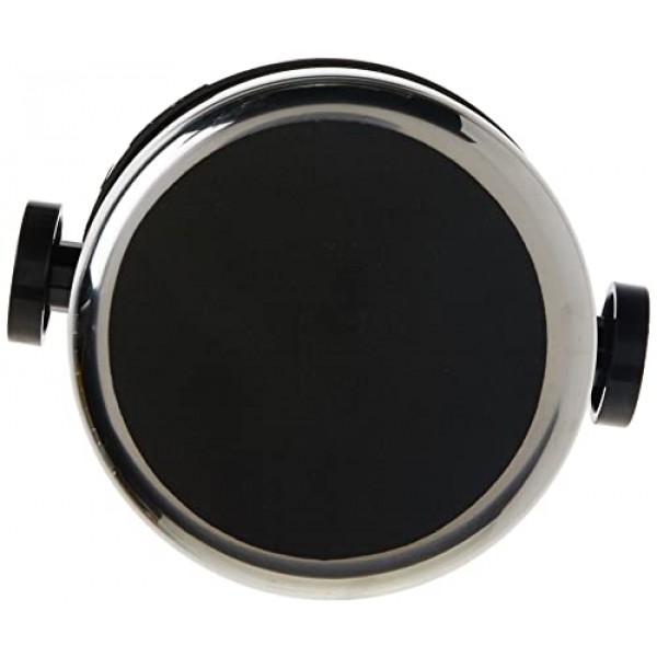 De'Longhi 에스프레소 녹 박스, 커피 퍽을 쉽고 깔끔하게 처리, 탈착식 바 및 미끄럼 방지 베이스, 식기세척기 사용 가능, 스테인리스 스틸, (대형) 5인치, DLSC062