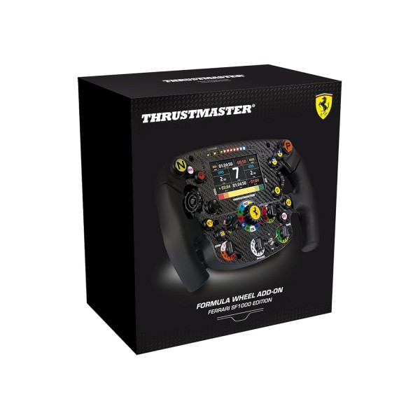 Thrustmaster Formula Wheel Add-On Ferrari SF1000 Edition, PS5 / PS4 / Xbox Series X,S / Xbox One / PC용 복제 휠 - Ferrari SF1000 Ferrari F1 Wheel의 공식 라이선스
