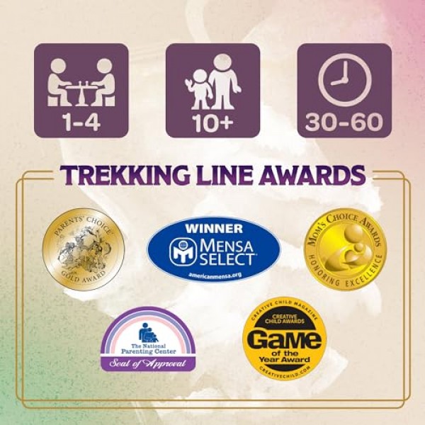 역사를 통한 트레킹: 가족 보드 게임 | 시간을 통한 모험과 가족 게임의 밤 동안 놀라운 이벤트를 목격하세요 | 10세 이상