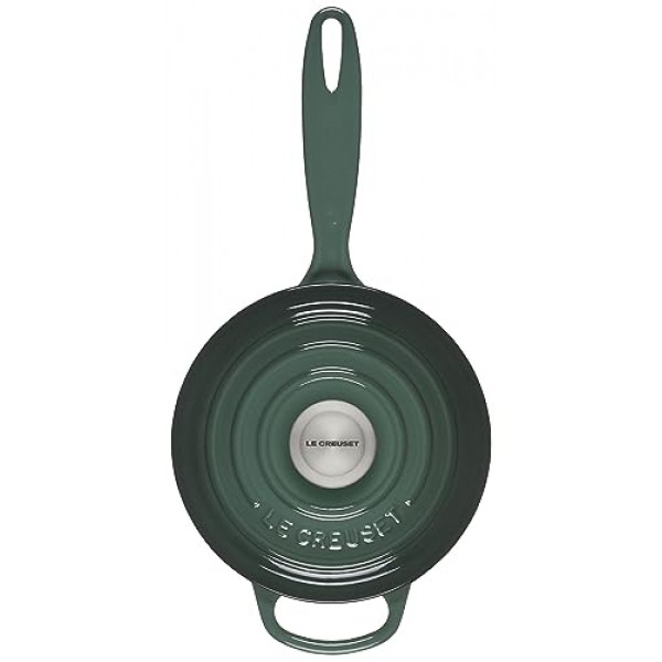 르 크루제 에나멜 주철 시그니처 소스팬, 2.25쿼트, 아티초크